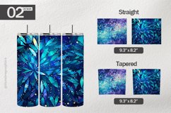 Cold Glitter Tumbler Wrap| Tumbler Sublimation Wrap Product Image 1
