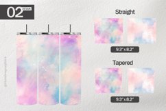 Watercolor Pastel Tumbler Wrap| Tumbler Sublimation Wrap Product Image 1