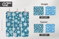 Snowflakes Tumbler Wrap| Tumbler Sublimation Wrap Product Image 1