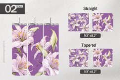 Easter Lilies Tumbler Wrap| Tumbler Sublimation Wrap Product Image 1