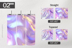 Holographic Tumbler Wrap| Tumbler Sublimation Wrap Product Image 1
