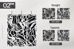 Abstract Tumbler Wrap| Tumbler Sublimation Wrap Product Image 1