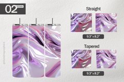 Purple Holographic Tumbler Wrap| Tumbler Sublimation Wrap Product Image 1