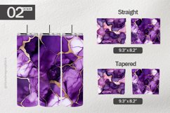 Purple Alcohol Ink Tumbler Wrap| Tumbler Sublimation Wrap Product Image 1