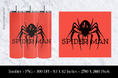 Spider Man Tumbler Sublimation Design PNG Product Image 1