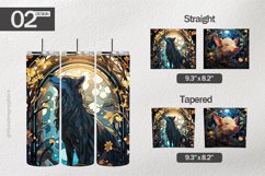Animal Glass Tumbler Wrap| Tumbler Sublimation Wrap Design Product Image 1
