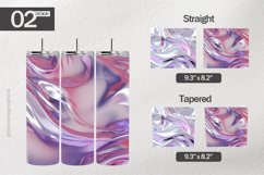 Purple Holographic Tumbler Wrap| Tumbler Sublimation Wrap Product Image 1