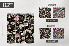 yosemite wildflowers Tumbler Wrap| Tumbler Sublimation Wrap Product Image 1