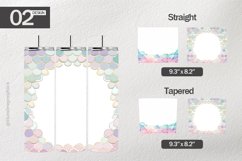 Pastel Fishscales Tumbler Wrap| Tumbler Sublimation Wrap Product Image 1