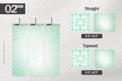 Abstract Emerald Tumbler Wrap| Tumbler Sublimation Wrap Product Image 1