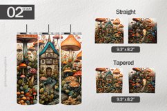 Whimsical wonderland Tumbler Wrap| Tumbler Sublimation Wrap Product Image 1