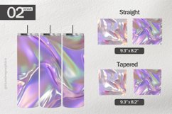 Purple Holographic Tumbler Wrap| Tumbler Sublimation Wrap Product Image 1