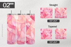 Pink Shades Tumbler Wrap| Tumbler Sublimation Wrap Product Image 1