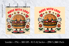 Made With Love Tumbler Sublimation Design PNG Product Image 1