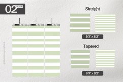 Muted Stripe Tumbler Wrap| Tumbler Sublimation Wrap Product Image 1