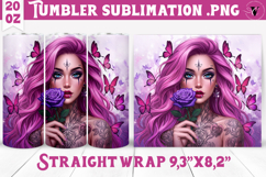 Tumbler Sublimation | Woman design | Fantasy Product Image 1