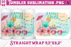 Tumbler Sublimation | Summer design | Vacation Product Image 1