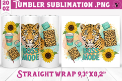 Sunflowers Tumbler | Leopard Tumbler Product Image 1