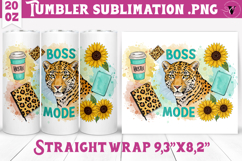 Sunflowers Tumbler | Leopard Tumbler Product Image 1