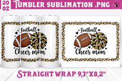 Tumbler Sublimation | Football design | Sport Product Image 1