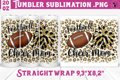 Tumbler Sublimation | Football design | Sport Product Image 1