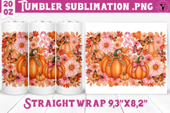 Autumn Tumbler | Breast Cancer Awareness Tumbler Product Image 1