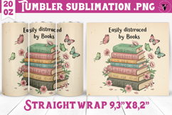 Tumbler Sublimation | Books design | Bookstack Product Image 1