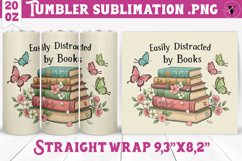 Tumbler Sublimation | Books design | Bookstack Product Image 1