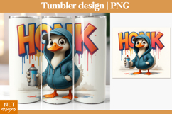 Silly Goose tumbler 20oz, Sarcastic quote Funny tumbler wrap Product Image 1