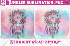 Tumbler Sublimation | Dreamcatcher design | Boho style Product Image 1