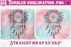 Tumbler Sublimation | Dreamcatcher design | Boho style Product Image 1