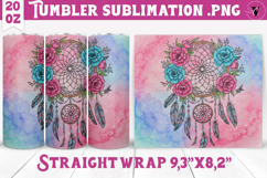 Tumbler Sublimation | Dreamcatcher design | Boho style Product Image 1