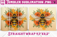 Tumbler Sublimation | Bumblebee design | Bee Product Image 1