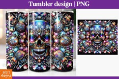 Jewelry Skull tumbler wrap Halloween Skeleton tumbler Product Image 1