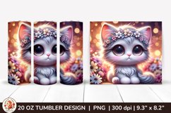 Cat Tumbler, 3D Cute Tumbler, Adorable Cute Cat Product Image 1