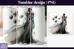 Fantasy Floral Tumbler Bundle Flower woman tumbler Product Image 4
