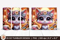 Cat Tumbler, 3D Cute Tumbler, Adorable Cute Cat Product Image 1