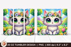 Cat Tumbler, 3D Cute Tumbler, Adorable Cute Cat Product Image 1
