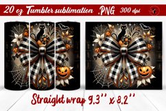 Bow Tumbler | Halloween sublimation | Coquette Bow Product Image 1