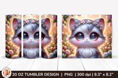 Cat Tumbler, 3D Cute Tumbler, Adorable Cute Cat Product Image 1
