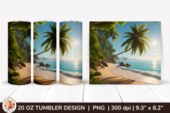 Sea Tumbler, Beach Tumbler, Tropical Tumbler, Summer Tumbler Product Image 1