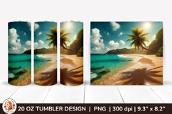 Sea Tumbler, Beach Tumbler, Tropical Tumbler, Summer Tumbler Product Image 1