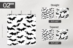 Bat Tumbler Wrap| Tumbler Sublimation Wrap Design Product Image 1