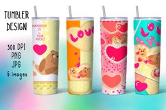 20-oz Tumbler Sublimation 6 designs/ Valentines,Family,Heart  Cute home style-retro. A family of touching bears. Calico fabric and pink valentines.