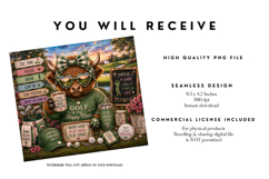 Golf Highland Cow Tumbler Wrap PNG Product Image 2