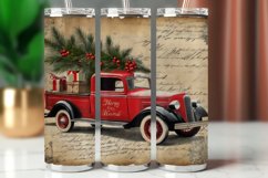 Tumbler Wrap 20 oz - christmas truck Product Image 1