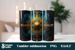 Mystical tumbler wrap | Tarot cards tumbler wrap