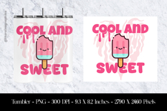 Cool and Sweet Tumbler Sublimation Design PNG Product Image 1