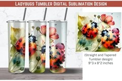 Ladybug Tumbler | Digital Download | Sublimation File Product Image 1