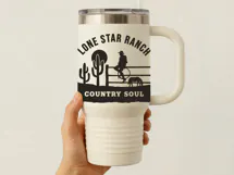 Western Cowboy SVG Designs | Lone Star Ranch & Country PNG Product Image 7